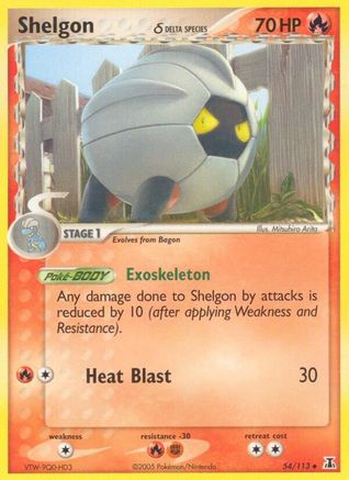 Shelgon - 054/113 (Delta Species) (54) [Delta Species] Reverse Holofoil