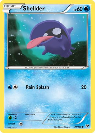 Shellder (31) [XY Base Set]