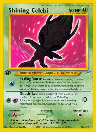 Shining Celebi (106) [Neo Destiny] 1st Edition Holofoil