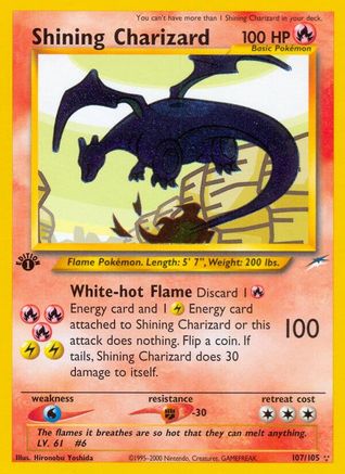Shining Charizard (107) [Neo Destiny] 1st Edition Holofoil