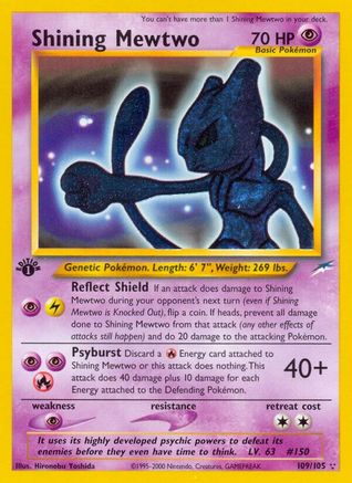 Shining Mewtwo (109) [Neo Destiny] Unlimited Holofoil
