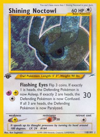 Shining Noctowl (110) [Neo Destiny] Unlimited Holofoil