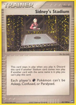 Sidney's Stadium (82) [Power Keepers] Reverse Holofoil