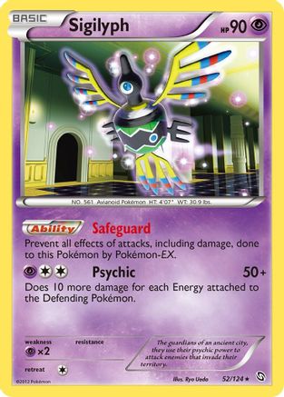 Sigilyph (52) [Dragons Exalted] Reverse Holofoil