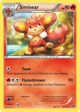 Simisear (23) [XY Base Set]