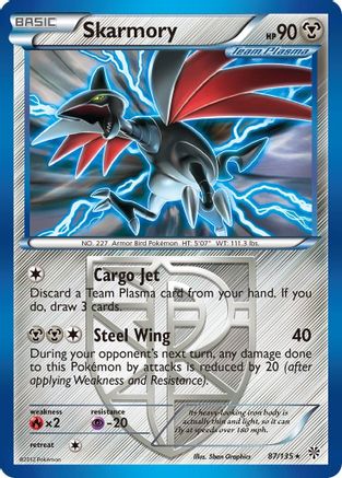Skarmory (Team Plasma) (87) [Plasma Storm] Reverse Holofoil