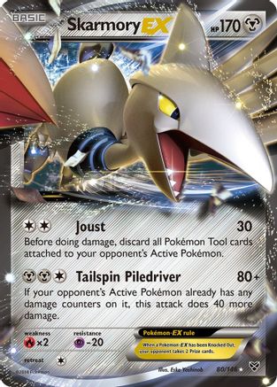 Skarmory EX (80) [XY Base Set] Holofoil