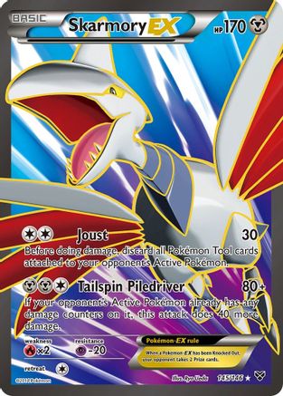 Skarmory EX (145 Full Art) (145) [XY Base Set] Holofoil