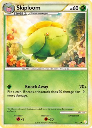 Skiploom (51) [HeartGold SoulSilver] Reverse Holofoil