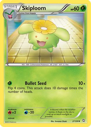 Skiploom (2) [Dragons Exalted] Reverse Holofoil