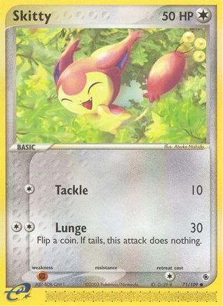 Skitty - 71/109 (71) [Ruby and Sapphire] Reverse Holofoil