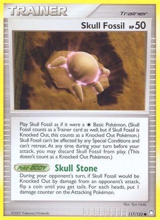Skull Fossil (117) [Mysterious Treasures] Reverse Holofoil