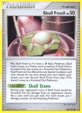 Skull Fossil (120) [Platinum] Reverse Holofoil