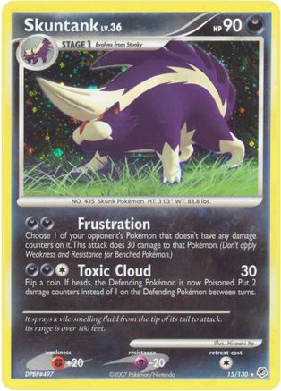 Skuntank (15) [Diamond and Pearl] Reverse Holofoil