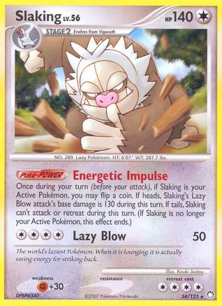 Slaking (34) [Mysterious Treasures] Reverse Holofoil