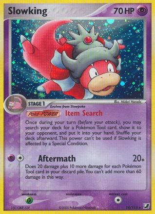 Slowking (14) [Unseen Forces] Reverse Holofoil