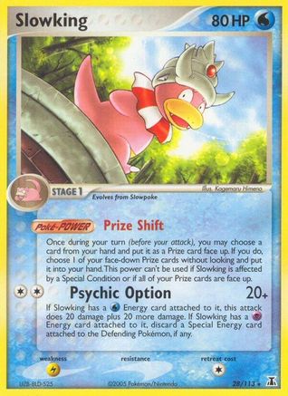 Slowking (28) [Delta Species] Reverse Holofoil