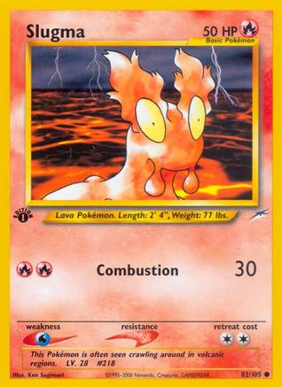 Slugma (82) [Neo Destiny] 1st Edition