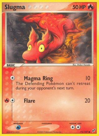 Slugma - 075/107 (75) [Deoxys] Reverse Holofoil