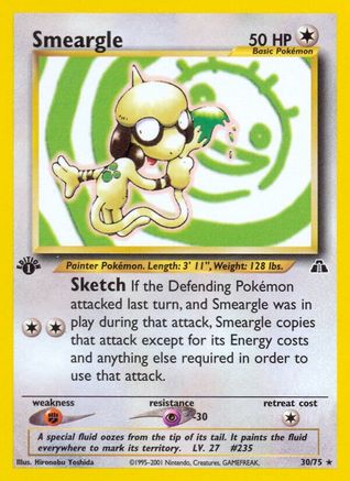 Smeargle (30) (30) [Neo Discovery] 1st Edition