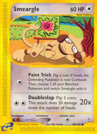 Smeargle (109) [Aquapolis] Reverse Holofoil