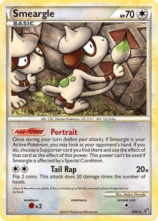 Smeargle (8) [Undaunted] Reverse Holofoil