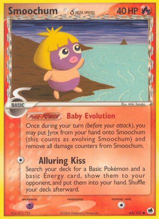 Smoochum (Delta Species) (64) [Dragon Frontiers] Reverse Holofoil