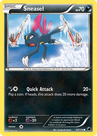 Sneasel (65) [Plasma Freeze] Reverse Holofoil