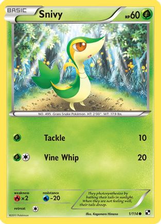 Snivy (1) (1) [Black and White]