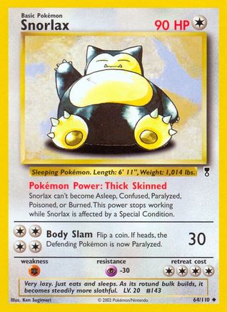 Snorlax (64) [Legendary Collection] Reverse Holofoil