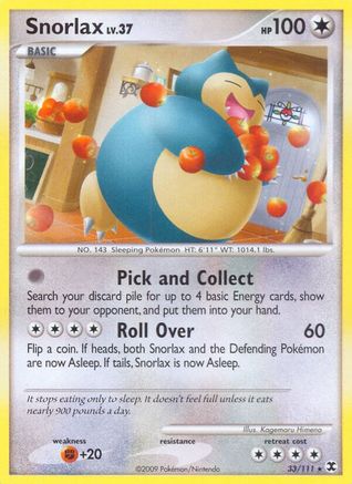 Snorlax (33) (33) [Rising Rivals]