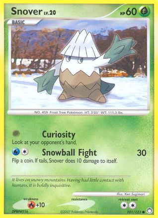 Snover (101) [Mysterious Treasures] Reverse Holofoil
