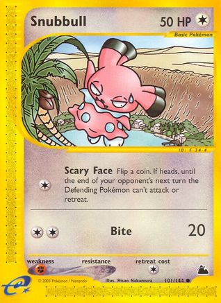 Snubbull (101) [Skyridge] Reverse Holofoil
