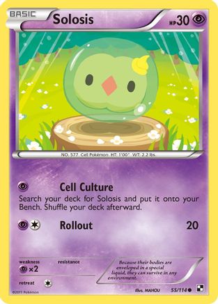 Solosis (55) [Black and White] Reverse Holofoil