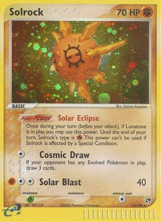Solrock (13) [Sandstorm] Holofoil