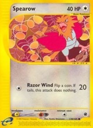 Spearow (130) [Expedition] Reverse Holofoil