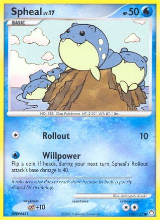 Spheal (102) [Mysterious Treasures] Reverse Holofoil
