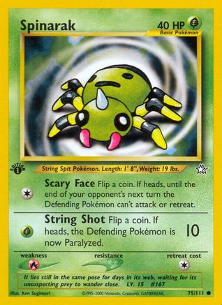 Spinarak (75) [Neo Genesis] 1st Edition