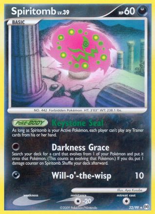 Spiritomb (32) [Arceus] Reverse Holofoil