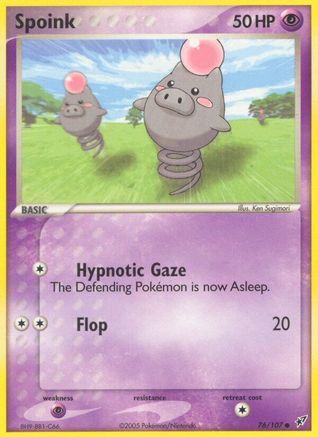 Spoink (76) [Deoxys] Reverse Holofoil