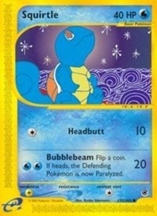 Squirtle (132) (132) [Expedition] Reverse Holofoil