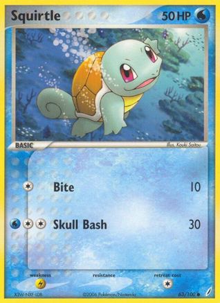 Squirtle - 063/100 (63) [Crystal Guardians]