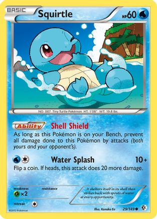 Squirtle (29) [Boundaries Crossed] Reverse Holofoil