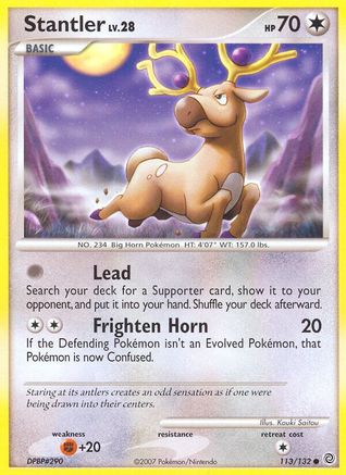 Stantler (113) [Secret Wonders] Reverse Holofoil