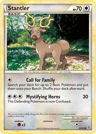 Stantler (64) [Unleashed] Reverse Holofoil