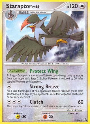 Staraptor (27) [Stormfront] Reverse Holofoil