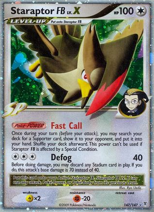 Staraptor FB Lv.X (147) [Supreme Victors] Holofoil
