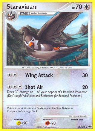 Staravia (52) [Stormfront] Reverse Holofoil