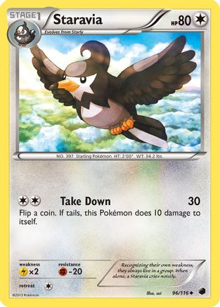 Staravia (96) [Plasma Freeze] Reverse Holofoil