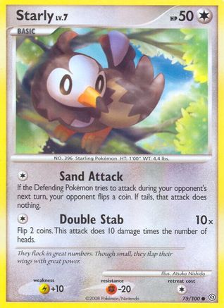Starly (75) [Stormfront] Reverse Holofoil